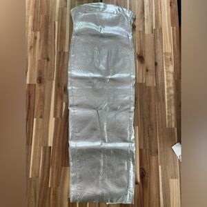 Zara Silver Strapless Dress